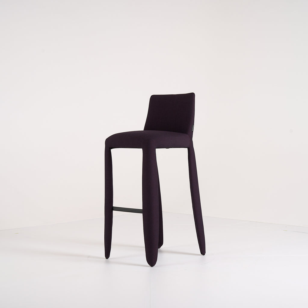 Monster Bar Stool (High) by Moooi in Naked, Remix 3 Fabric | Open Box – Excellent | Shop Now | MO-MOO-8718282763866-168-Hero Image-6