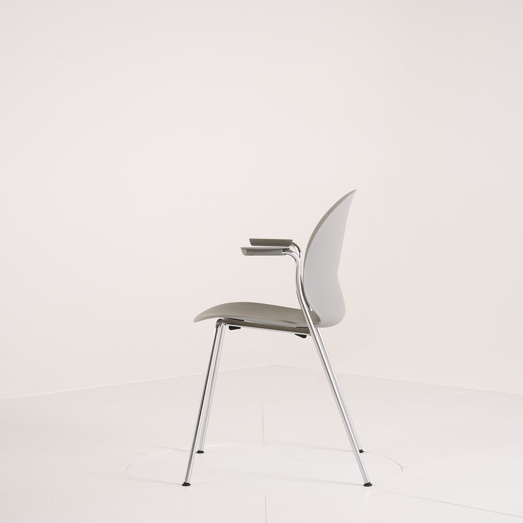 Recycle Armchair by Fritz Hansen in Grey / Chrome | Gently Used – Good | Shop Now | MO-FHA-N02_11_Chair-96-Hero Image-1