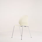 Recycle Chair by Fritz Hansen in Off White / Chrome | Well Loved – Fair | Shop Now | MO-FHA-N02_10_Chair-93-Hero Image-4