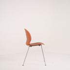 Recycle Chair by Fritz Hansen in Dark Orange / Chrome | Gently Used – Good | Shop Now | MO-FHA-N02_10_Chair-92-Hero Image-11