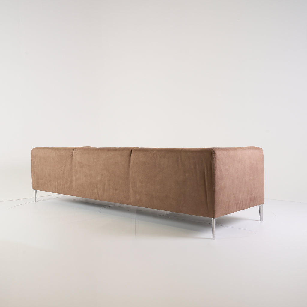 Sofa So Good Triple Seat by Moooi in Abbracci, Taupe | Well Loved – Fair | Shop Now | MO-MOO-8718282783444-173-Hero Image-1