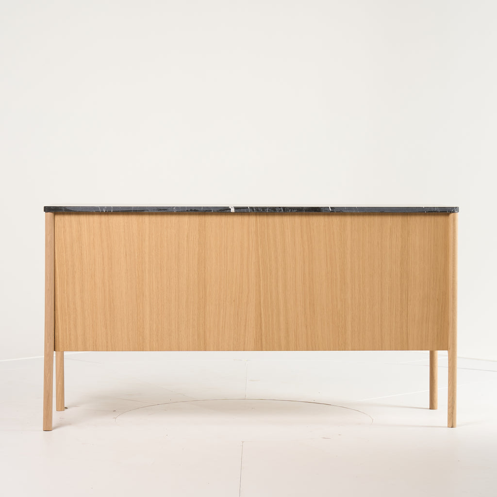 Jut Cabinet by Fritz Hansen in Black Marble / Oak | Project Piece – As-Is | Shop Now | MO-FHA-1090101-106-Hero Image-5