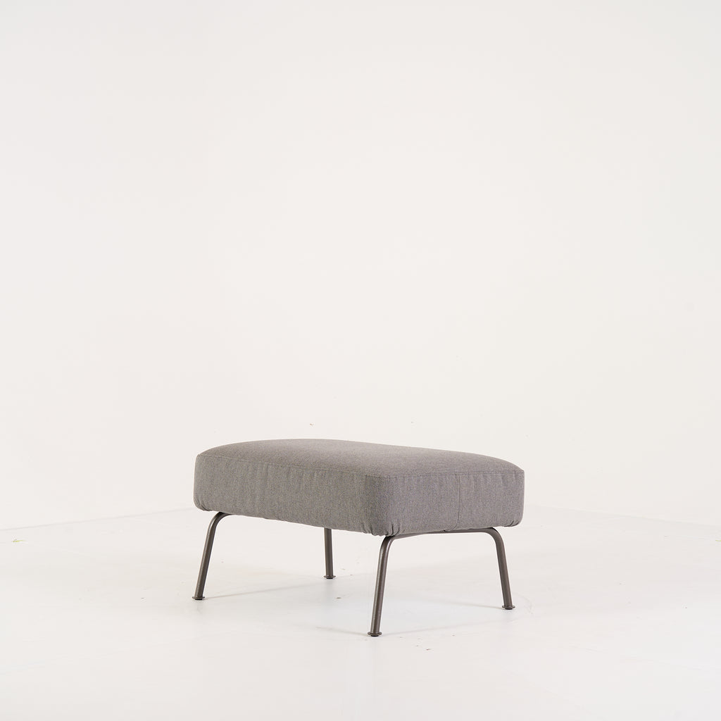 Humphrey Ottoman by Ligne Roset in Sunbrella Heritage Granit | Open Box – Excellent | Shop Now | MO-LIR-19400450-1228-Hero Image-4
