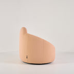 Pumpkin Swivel Armchair by Ligne Roset in High Back / Steelcut Trio / Saumon | Floor Sample – Very Good | Shop Now | MO-LIR-14110160-1215-Hero Image-2