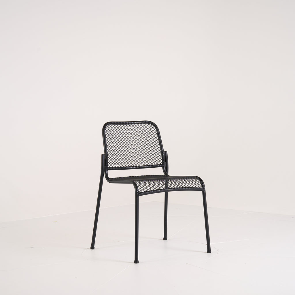 Mira Chair by Fritz Hansen in Steel / Anthracite | Open Box – Excellent | Shop Now | MO-FHA-1395003-97-Hero Image-3