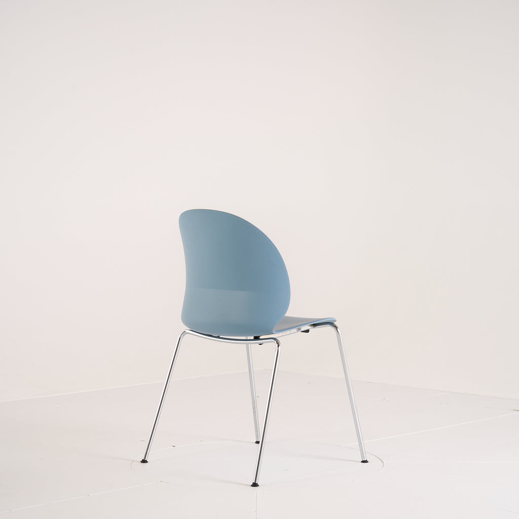 Recycle Chair by Fritz Hansen in Light Blue / Chrome | Well Loved – Fair | Shop Now | MO-FHA-N02_10_Chair-91-Hero Image-5