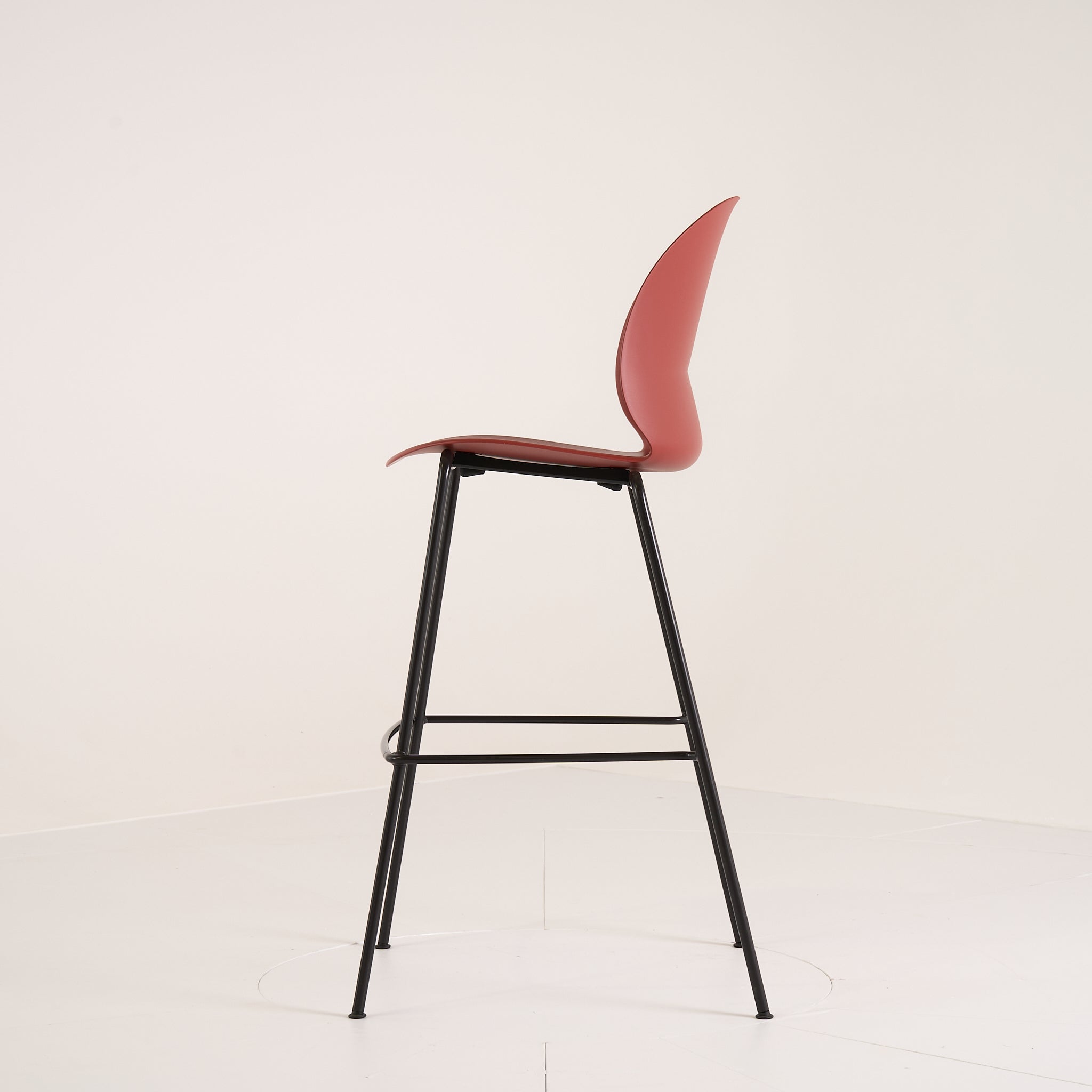 Recycle Barstool by Fritz Hansen in Dark Red / Black | Gently Used – Good | Shop Now | MO-FHA-N02_50-86-Hero Image-1