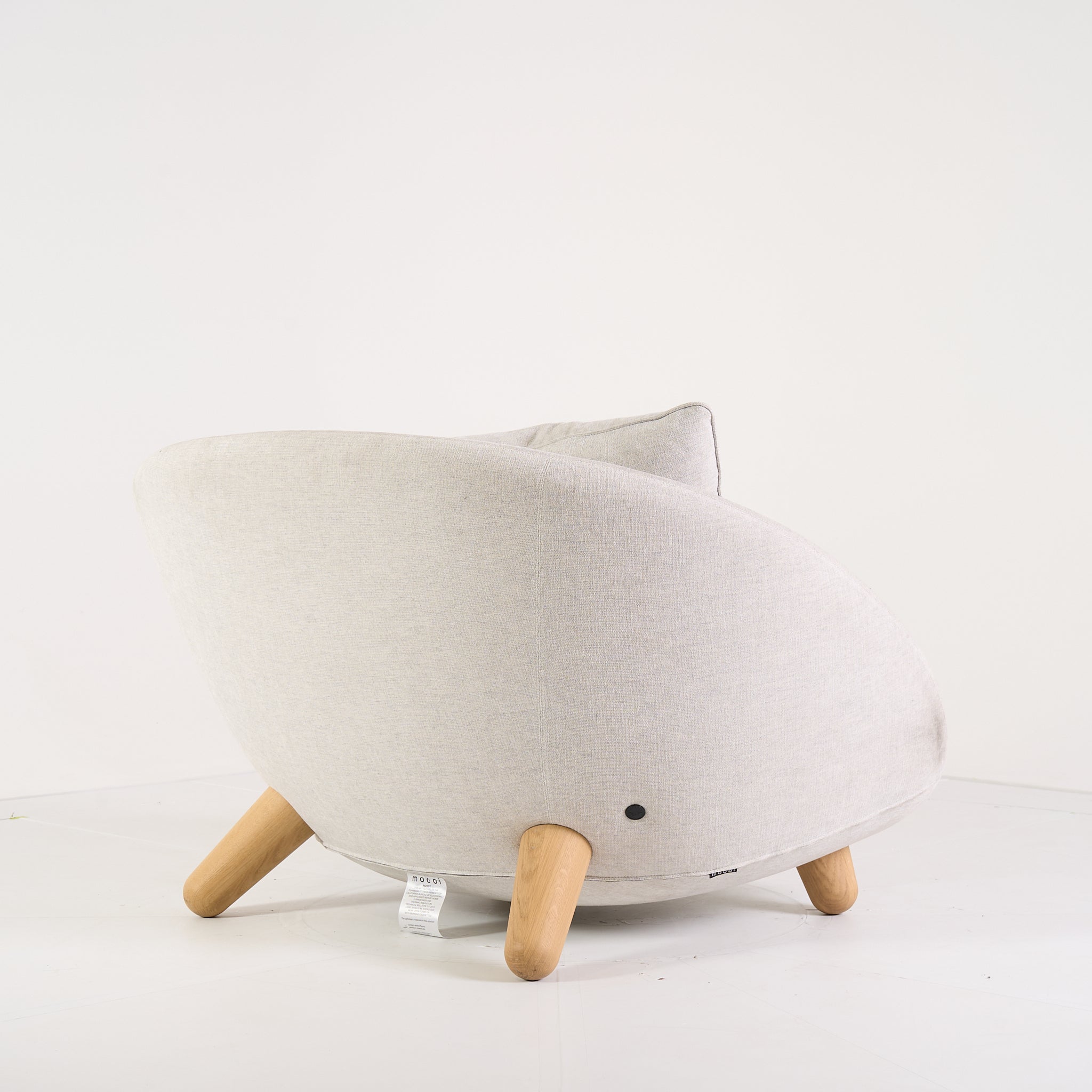 Love Sofa  by Moooi in Liscio Nebbia, WhiteWash legs | Gently Used – Good | Shop Now | MO-MOO-8718282745459-1428-Hero Image-4