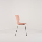 Hana Chair Unupholstered by Moooi in Dusty Pink/Chrome Non-Stacking | Gently Used – Good | Shop Now | MO-MOO-8718282380360-1250-Hero Image-4