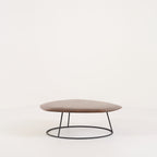 Pebble Low Table Small by Ligne Roset in Convex Top, Solid Wood | Floor Sample – Very Good | Shop Now | MO-LIR-19960053-1162-Hero Image-6