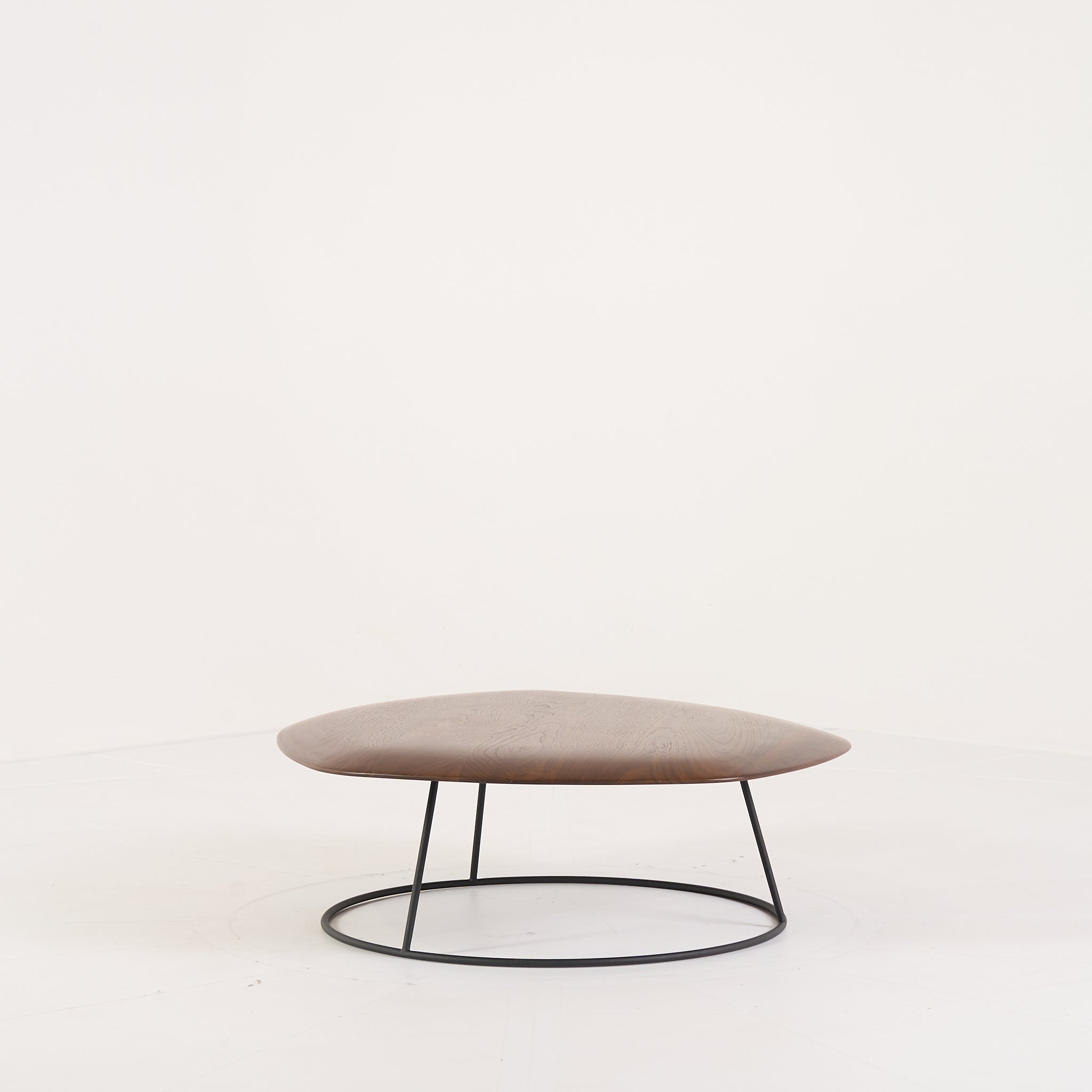 Pebble Low Table Small by Ligne Roset in Convex Top, Solid Wood | Floor Sample – Very Good | Shop Now | MO-LIR-19960053-1162-Hero Image-6