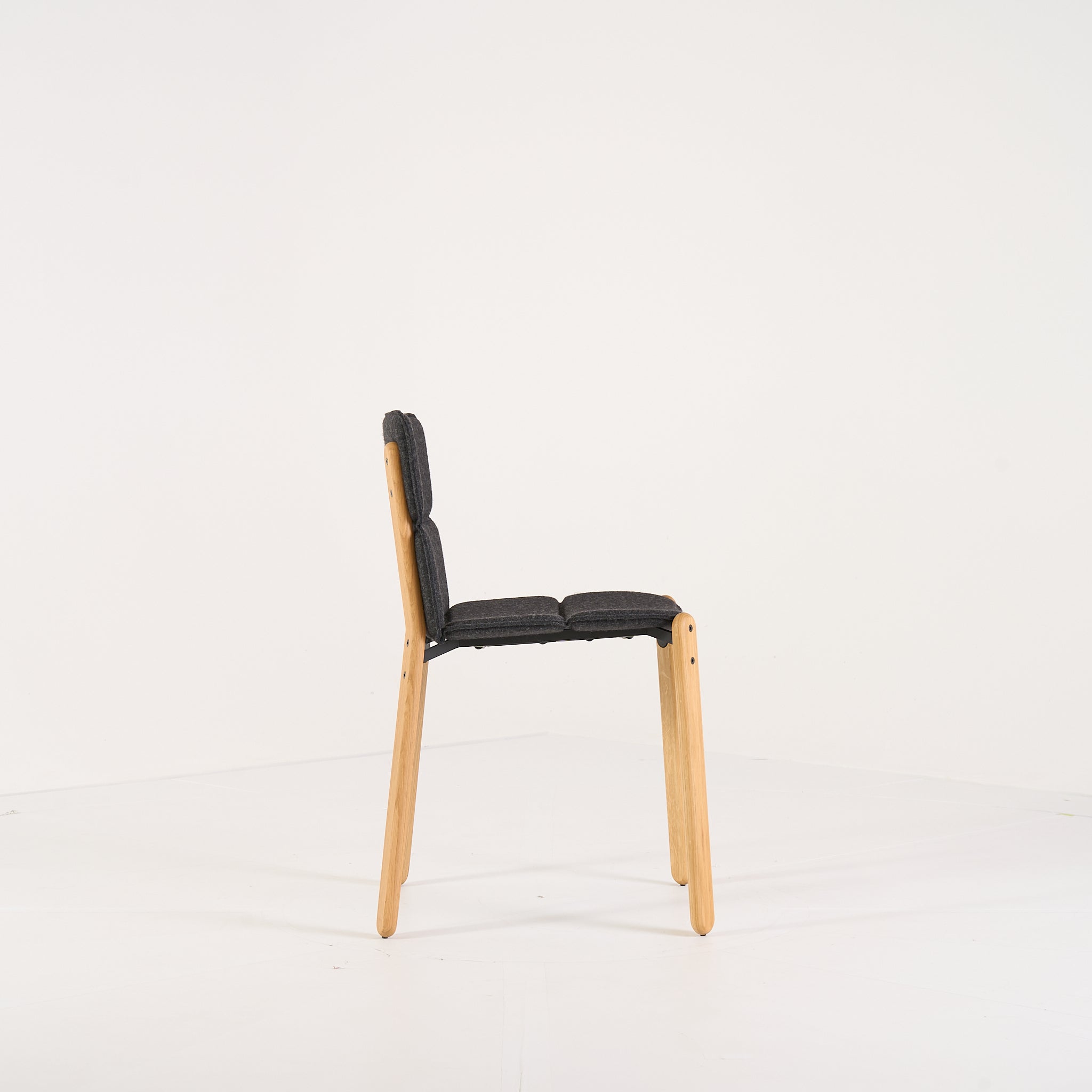 Paddock Chair by Ligne Roset in Feutre Anthracite | Floor Sample – Very Good | Shop Now | MO-LIR-10260880-1411-Hero Image-3