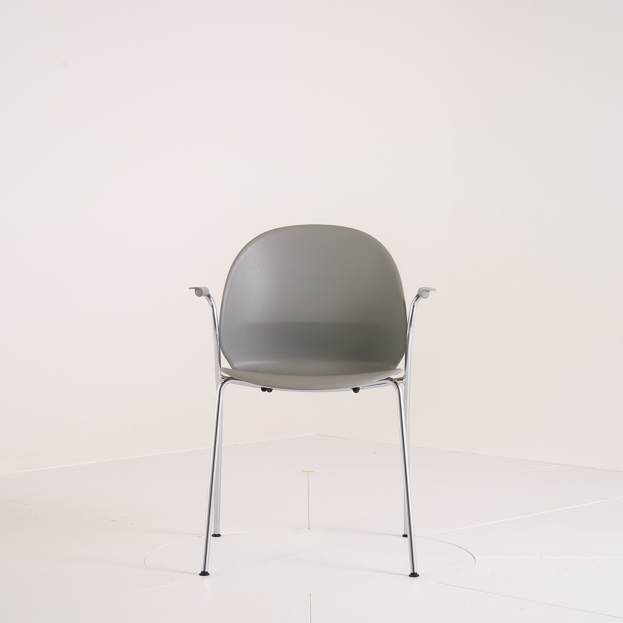 Recycle Armchair by Fritz Hansen in Grey / Chrome | Gently Used – Good | Shop Now | MO-FHA-N02_11_Chair-96-Hero Image-2