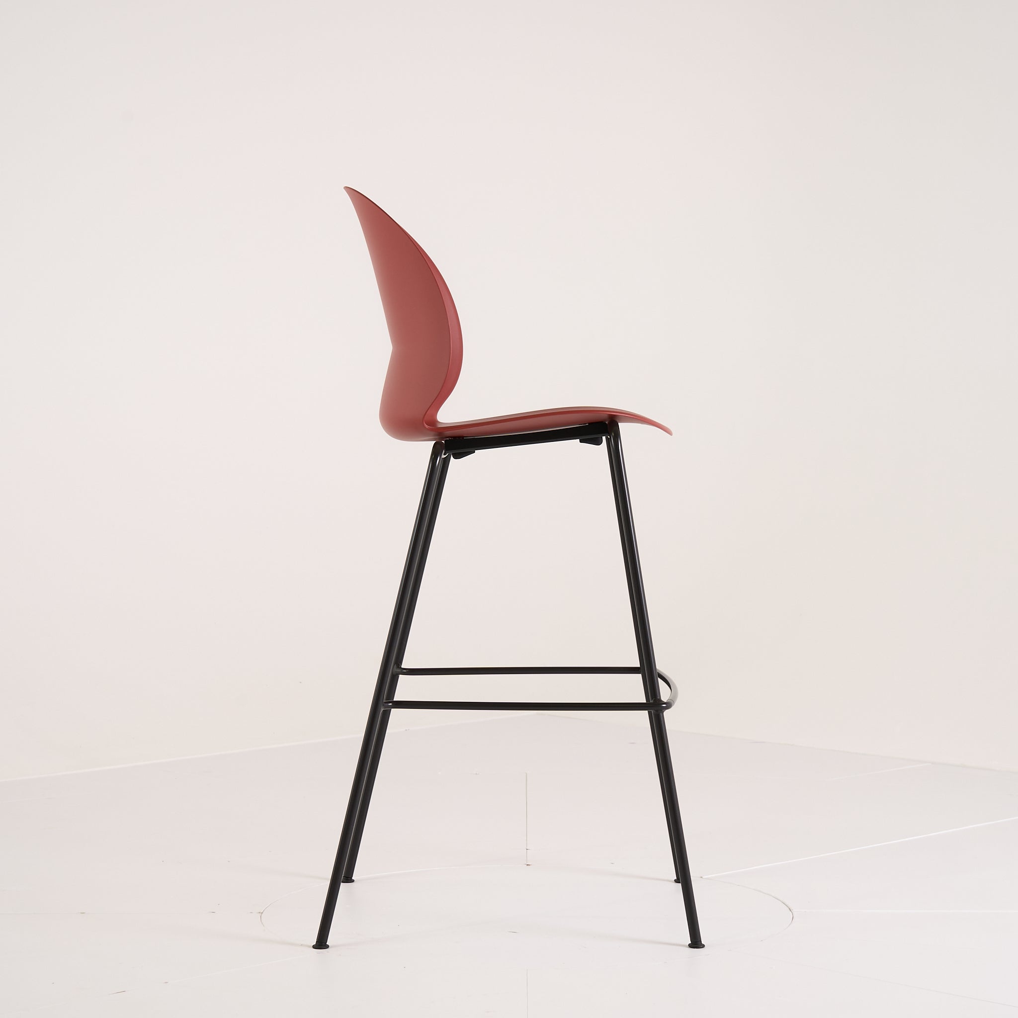 Recycle Barstool by Fritz Hansen in Dark Red / Black | Gently Used – Good | Shop Now | MO-FHA-N02_50-86-Hero Image-7