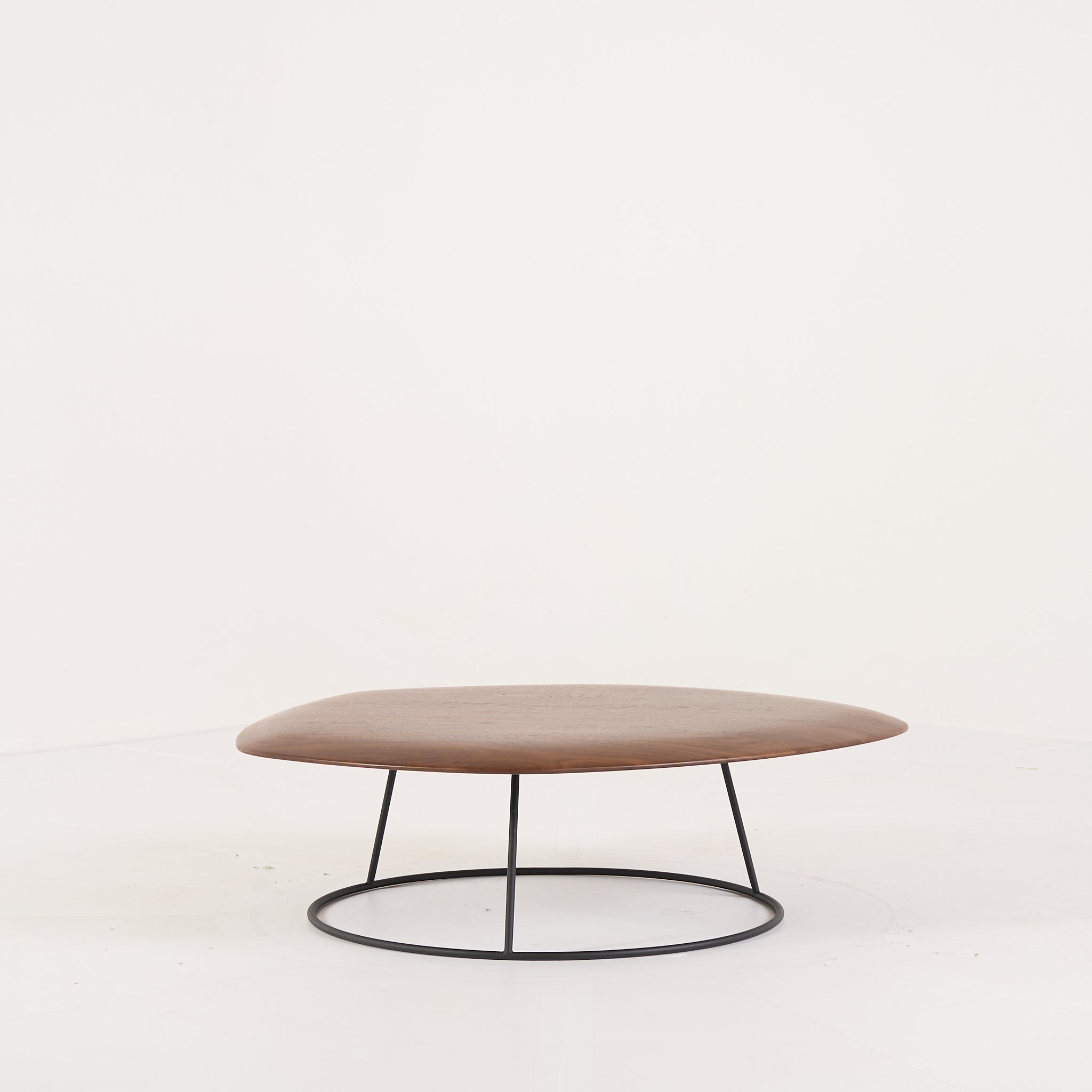 Pebble Low Table Small by Ligne Roset in Convex Top, Solid Wood | Floor Sample – Very Good | Shop Now | MO-LIR-19960053-1162-Hero Image-5