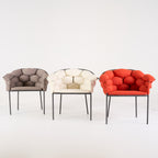 Serpentine Chair with Arms by Ligne Roset in Outdoor, Ecru Fabric | Gently Used – Good | Shop Now | MO-LIR-10262095-1168-Hero Image-3