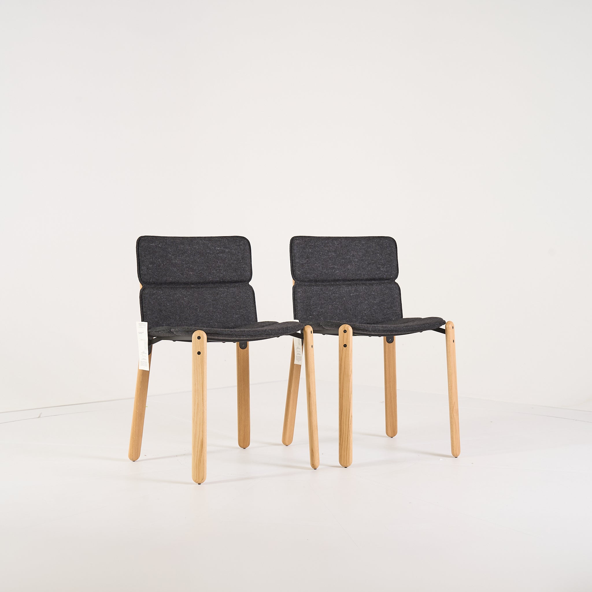 Paddock Chair Set of 2 by Ligne Roset in Feutre Anthracite | Open Box – Excellent | Shop Now | MO-LIR-10260880-1219-Hero Image-2