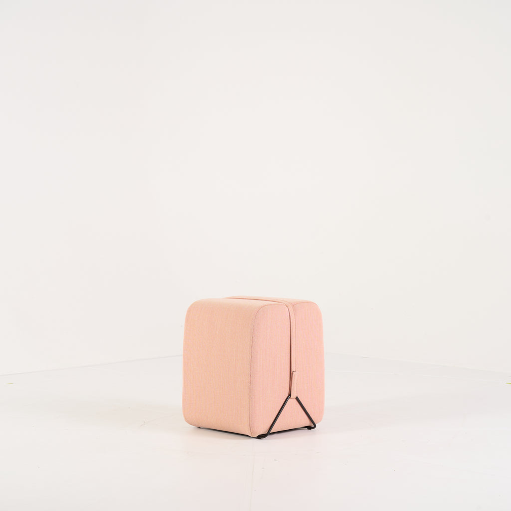 Mobidec Ottoman by Ligne Roset in Steelcut Trio Grenade | Pristine | Shop Now | MO-LIR-10261105-1174-Hero Image-7