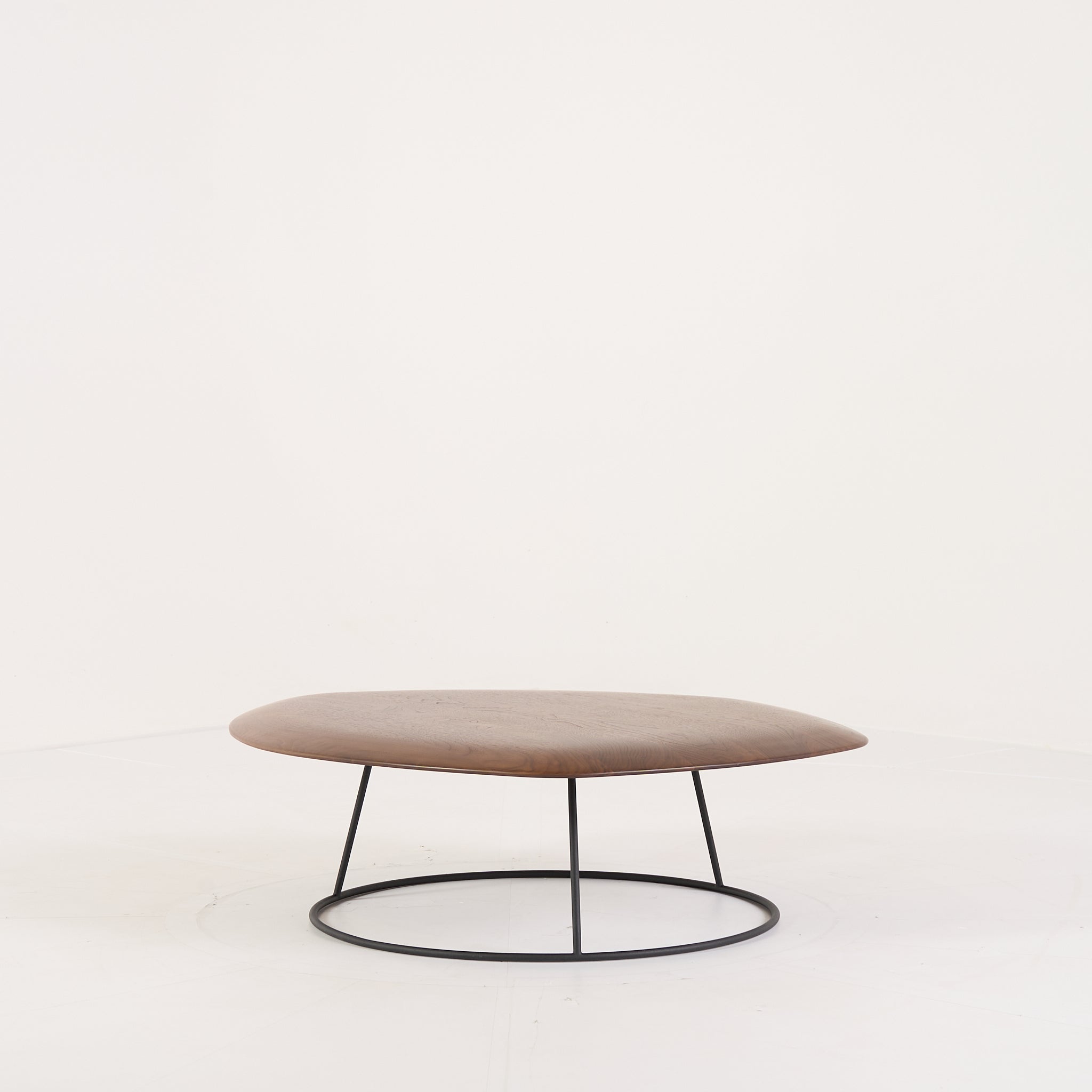 Pebble Low Table Small by Ligne Roset in Convex Top, Solid Wood | Floor Sample – Very Good | Shop Now | MO-LIR-19960053-1162-Hero Image-7