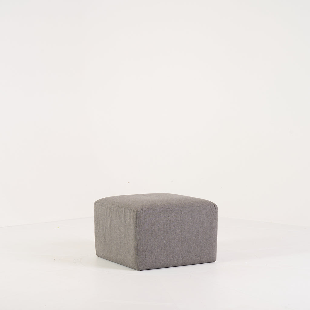 DIXIT Poof by Ligne Roset in Sunbrella Heritage Granit | Floor Sample – Very Good | Shop Now | MO-LIR-10465200-1201-Hero Image-2