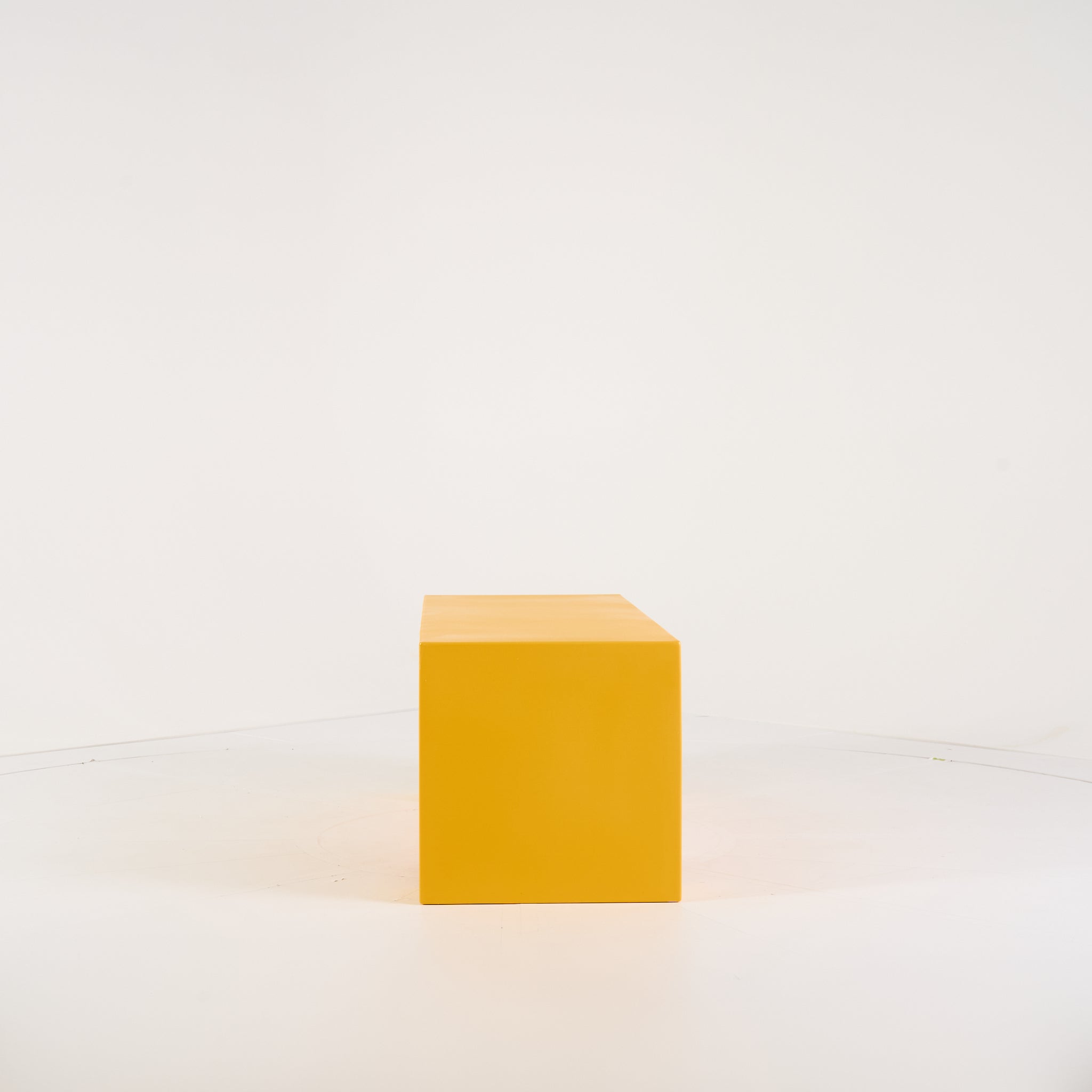 Vignelli Bench by Heller in Small / Yellow | Floor Sample – Very Good | Shop Now | MO-HLR-1035_08-1349-Hero Image-6
